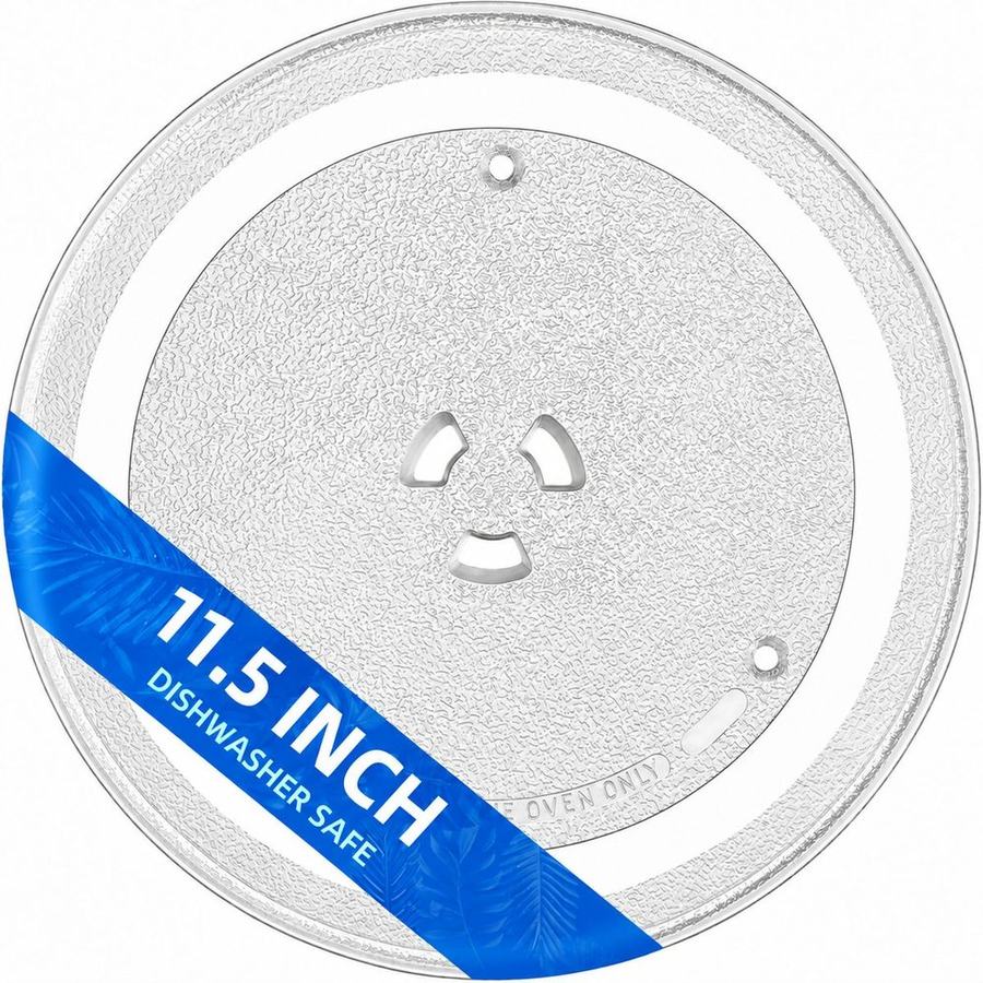 3-lug style microwave glass turntable plate, 292 mm