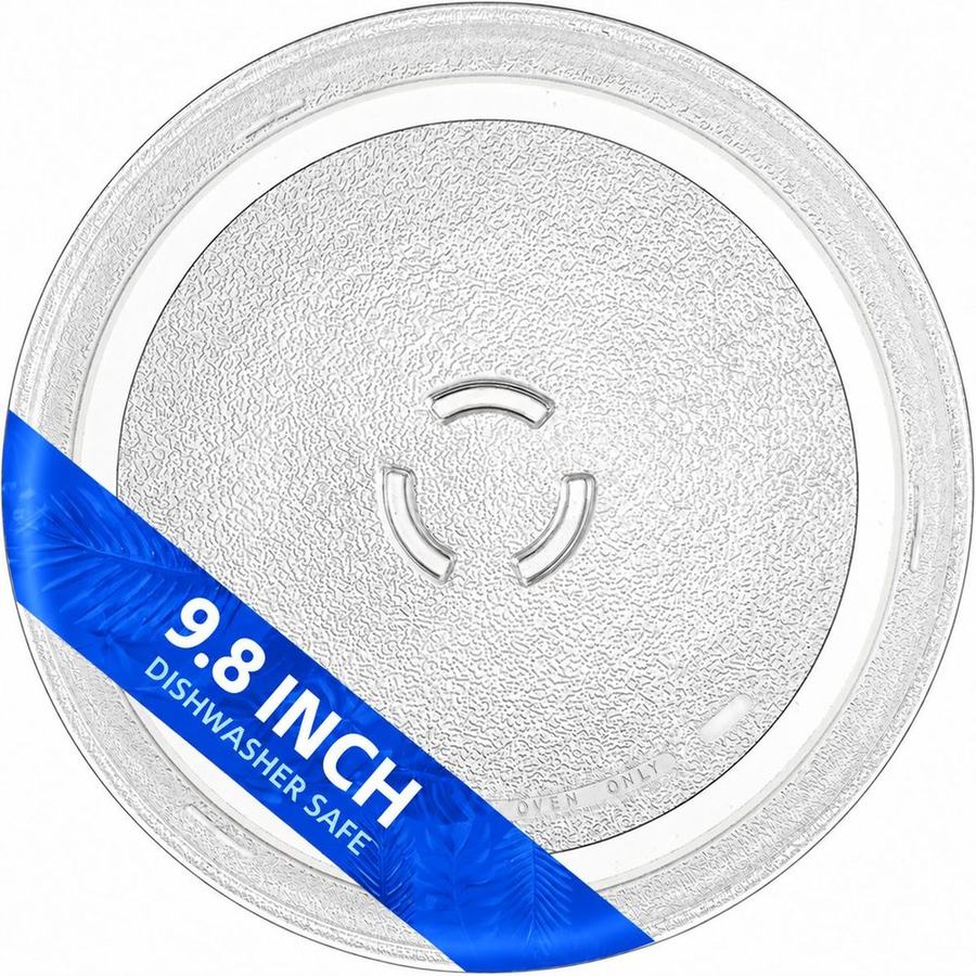 Crescent fitting microwave glass turntable plate, 250 mm